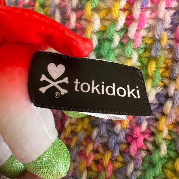 Tokidoki Unicorno Mermicorno Watermelon Clip On Plush 4.5 Inches - Picture 2 of 2